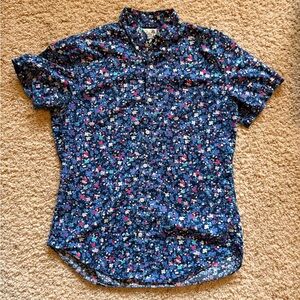 Floral Blue Men's Shirt - Bonobos